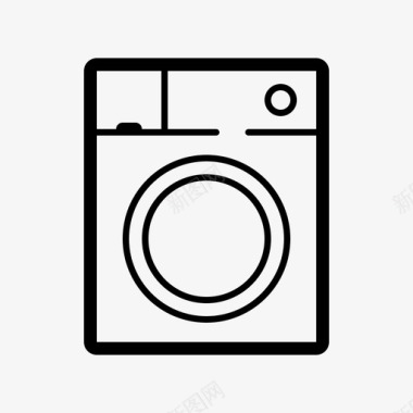 洗衣机衣物制成品图标图标