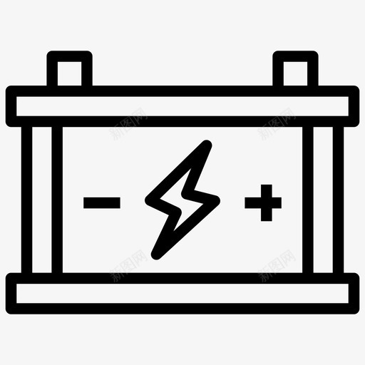 汽车动力电池汽车电池电池状态图标svg_新图网 https://ixintu.com 动力电池 汽车动力电池 汽车电池 汽车维修汽车服务线向量图标集 电池状态