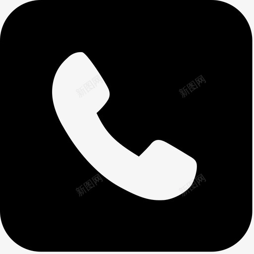 呼叫应用程序拨号图标svg_新图网 https://ixintu.com 呼叫 应用程序 拨号 电话 移动 移动应用程序和社交媒体徽标字形图标