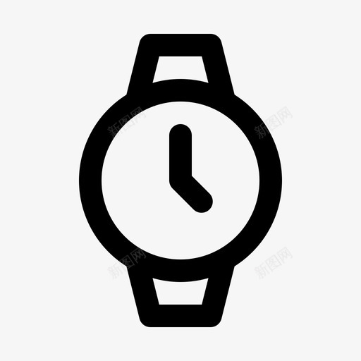 智能手表电子产品小工具图标svg_新图网 https://ixintu.com 小工 工具 手表 时间 智能 样式 电子产品 轮廓