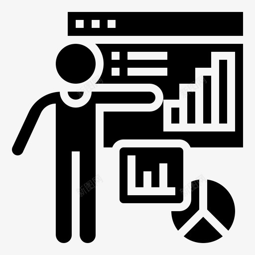 分析市场报告图标svg_新图网 https://ixintu.com 为特征 分析 市场 报告 汇总 消费者 统计 行为