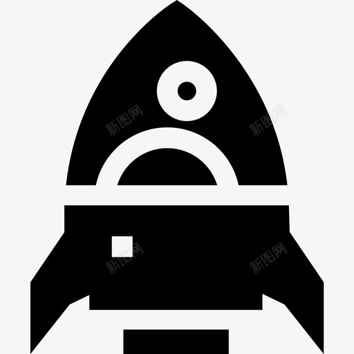 火箭儿童玩具8填充图标svg_新图网 https://ixintu.com 儿童玩具 填充 火箭