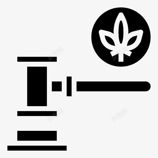 大麻大麻法律法律图标svg_新图网 https://ixintu.com 大麻 法律