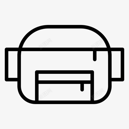 包皮带扇形包图标svg_新图网 https://ixintu.com 包 扇形包 服装配件 皮带