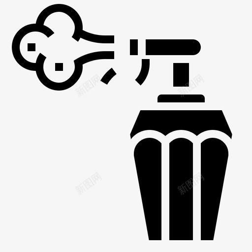 雾瓶子容器图标svg_新图网 https://ixintu.com 喷雾 容器 清洁字形2 瓶子 雾 香水