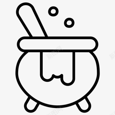 烹饪大锅烹饪锅图标图标