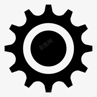 齿轮工程工业图标图标