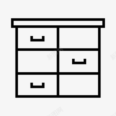 壁橱橱柜家具图标图标