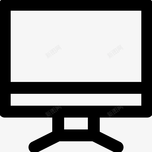 计算机硬件屏幕图标svg_新图网 https://ixintu.com 加粗 屏幕 技术 电子 硬件 粗线 计算机 设备