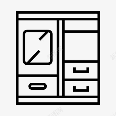壁橱橱柜家具图标图标