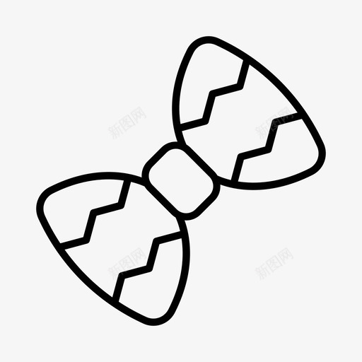 领结装扮化装图标svg_新图网 https://ixintu.com 丝带 化装 装扮 领结
