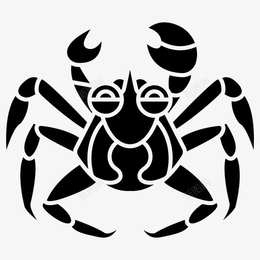 螃蟹阿拉斯加甲壳类动物图标svg_新图网 https://ixintu.com aquatic1 动物 国王 字形 海鲜 甲壳类 螃蟹 阿拉斯加
