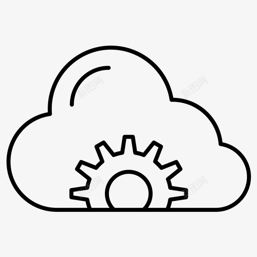 设置云装备图标svg_新图网 https://ixintu.com 云 云搜索引擎优化常规行集合96 装备 设置