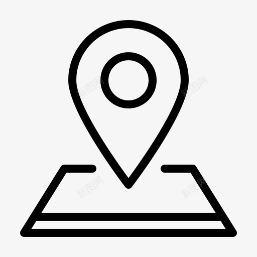 路线位置gps图标svg_新图网 https://ixintu.com gps图标 位置 路线