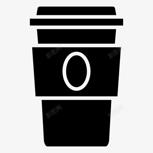 纸咖啡杯咖啡外卖一次性咖啡杯图标svg_新图网 https://ixintu.com 一次性 咖啡 咖啡杯 外卖