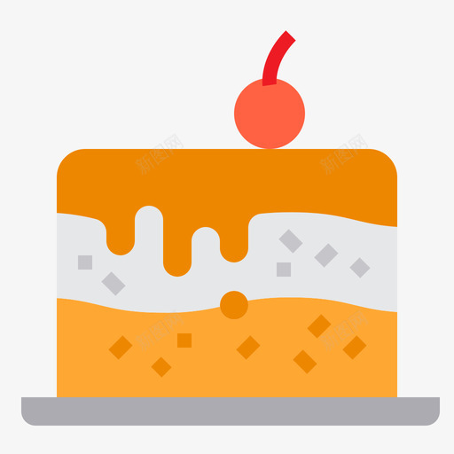 蛋糕41号咖啡厅平的图标svg_新图网 https://ixintu.com 41号 咖啡厅 平的 蛋糕