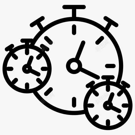 计时器商业计时器161图标svg_新图网 https://ixintu.com 161 商业计时器 计时器