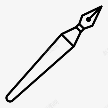 采购产品钢笔书法钢笔图标图标