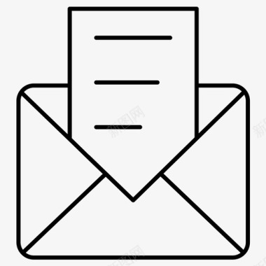 邮件信件业务常规行101图标图标