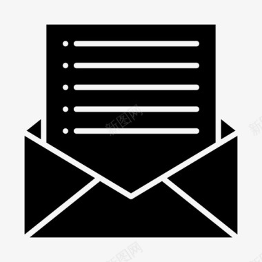 邮件聊天信件图标图标