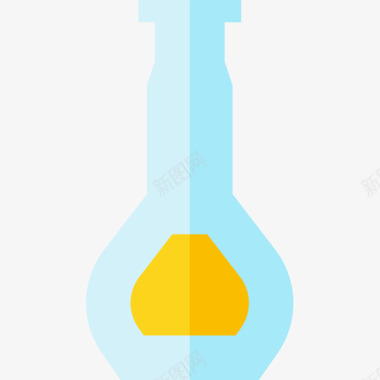 烧瓶化学33扁平图标图标