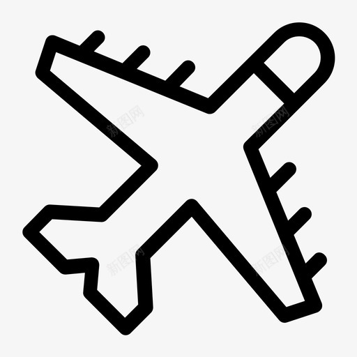 飞机航空货运货物图标svg_新图网 https://ixintu.com 军事 航空货运 货物 飞机 飞行