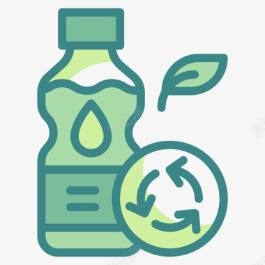 瓶生态环境5双色调图标图标