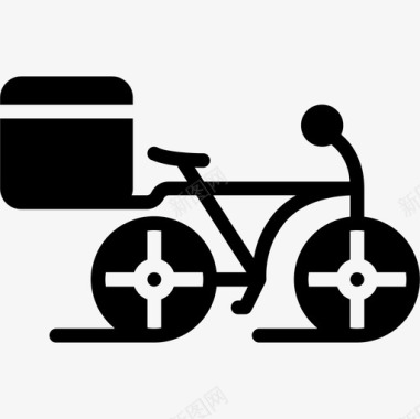 自行车送餐27加油图标图标