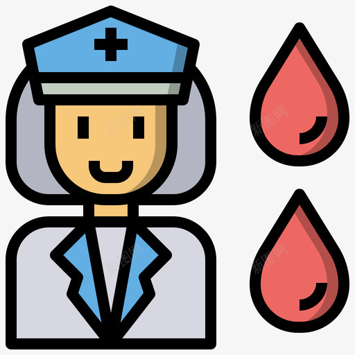 护士献血52直系肤色图标svg_新图网 https://ixintu.com 护士 献血52 直系肤色