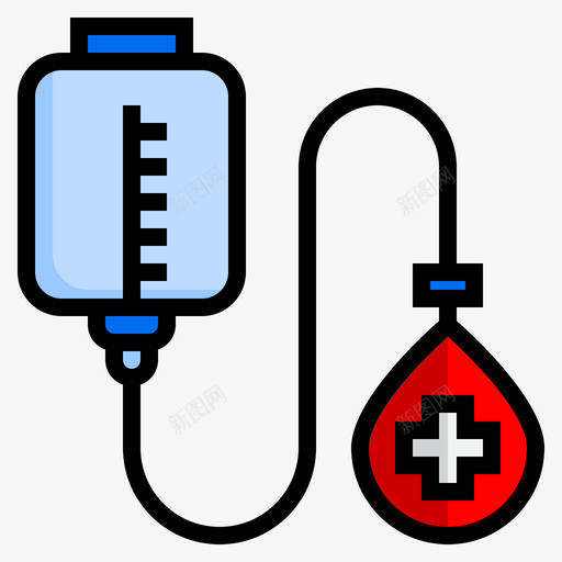 献血医学179线性颜色图标svg_新图网 https://ixintu.com 医学 献血 线性 颜色