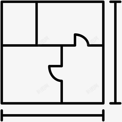 建筑蓝图家图标svg_新图网 https://ixintu.com 家 建筑 建筑和砖石 房子 蓝图 计划