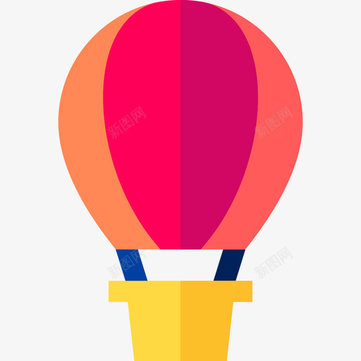 热气球运输172扁平图标svg_新图网 https://ixintu.com 扁平 热气球 运输