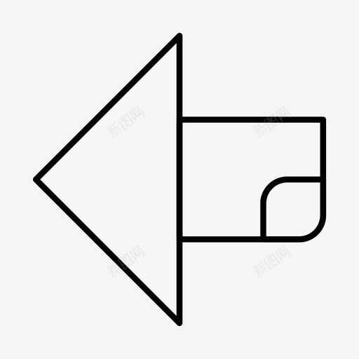 41设备电子设备左箭头图标svg_新图网 https://ixintu.com 41设备 左箭头 电子设备