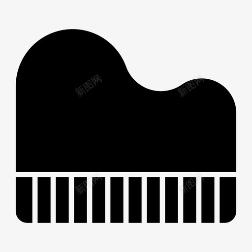 钢琴音乐节键盘图标svg_新图网 https://ixintu.com 乐器 演奏 钢琴 键盘 音乐 音乐节