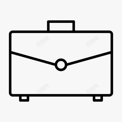 手提箱手提包商务图标svg_新图网 https://ixintu.com 办公室 商务 工作 手提包 手提箱 提纲