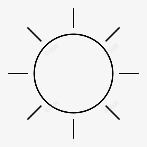 太阳阳光时间图标svg_新图网 https://ixintu.com 冬天 太阳 时间 阳光