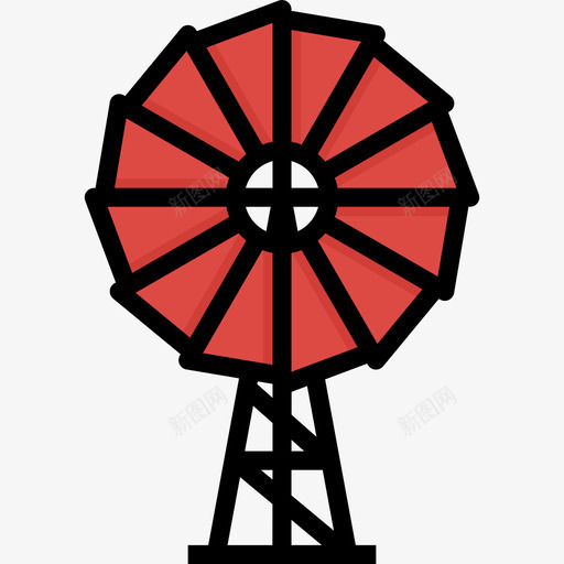 风机19号农场直线色图标svg_新图网 https://ixintu.com 19号 农场 直线 风机