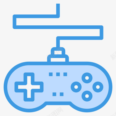 游戏控制器游戏控制器11蓝色图标图标