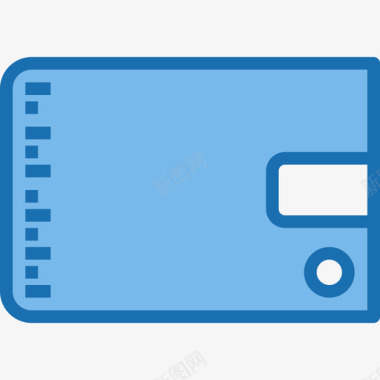 钱包购物和电子商务10蓝色图标图标
