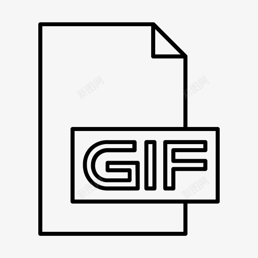 动画gif图像动画gif文件图标svg_新图网 https://ixintu.com gif 动画 图像 图片 媒体 徽标 文件 浏览器 社交