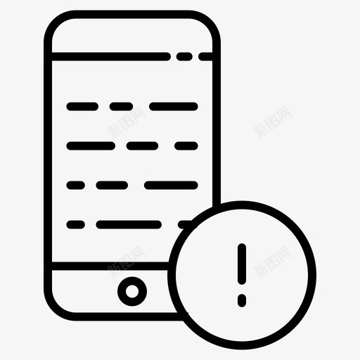 信息移动应用程序15概述图标svg_新图网 https://ixintu.com 信息 应用程序 概述 移动