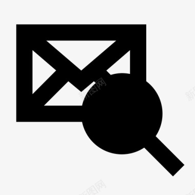 搜索通讯信封图标图标