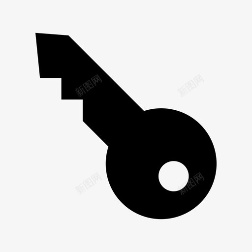 钥匙房子钥匙万能钥匙图标svg_新图网 https://ixintu.com 万能 房子 钥匙