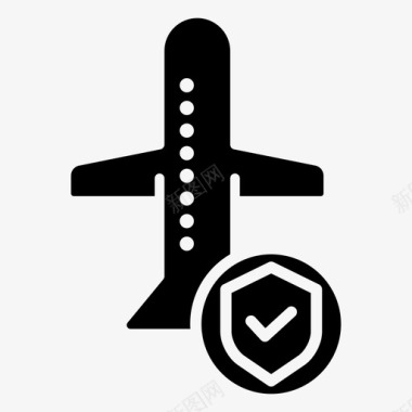 飞行飞机安全图标图标