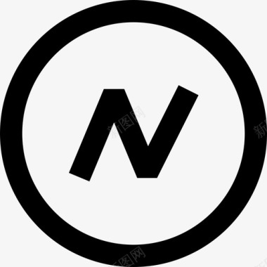 Namecoin加密货币28线性图标图标