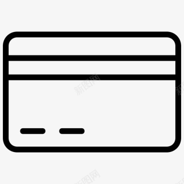 信用卡卡支付卡交易图标图标