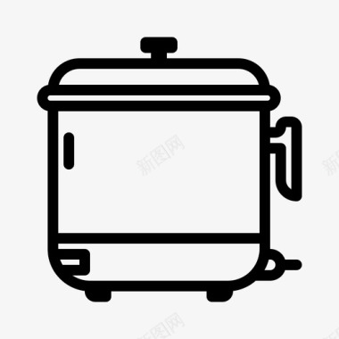 茶壶电暖气图标图标