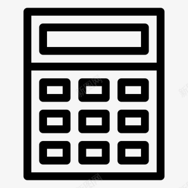 计算器图标业务财务图标