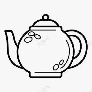 采购产品茶壶热饮料水壶图标图标