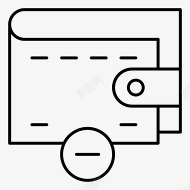 删除钱钱包图标图标